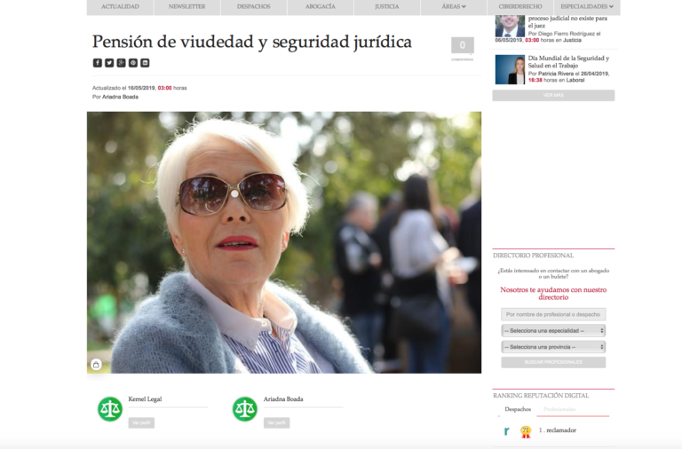 ariadna boada pension viudedad law trends