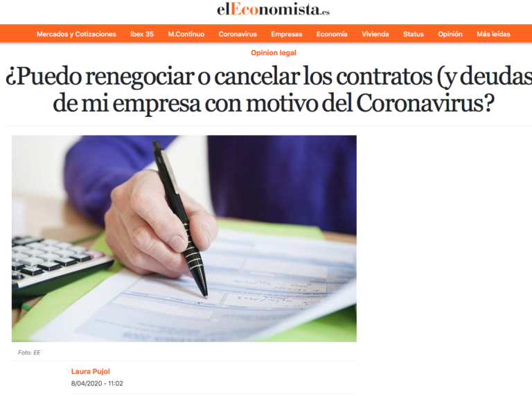 renegociar-cancelar-contratos-deudas-empresa-coronavirus